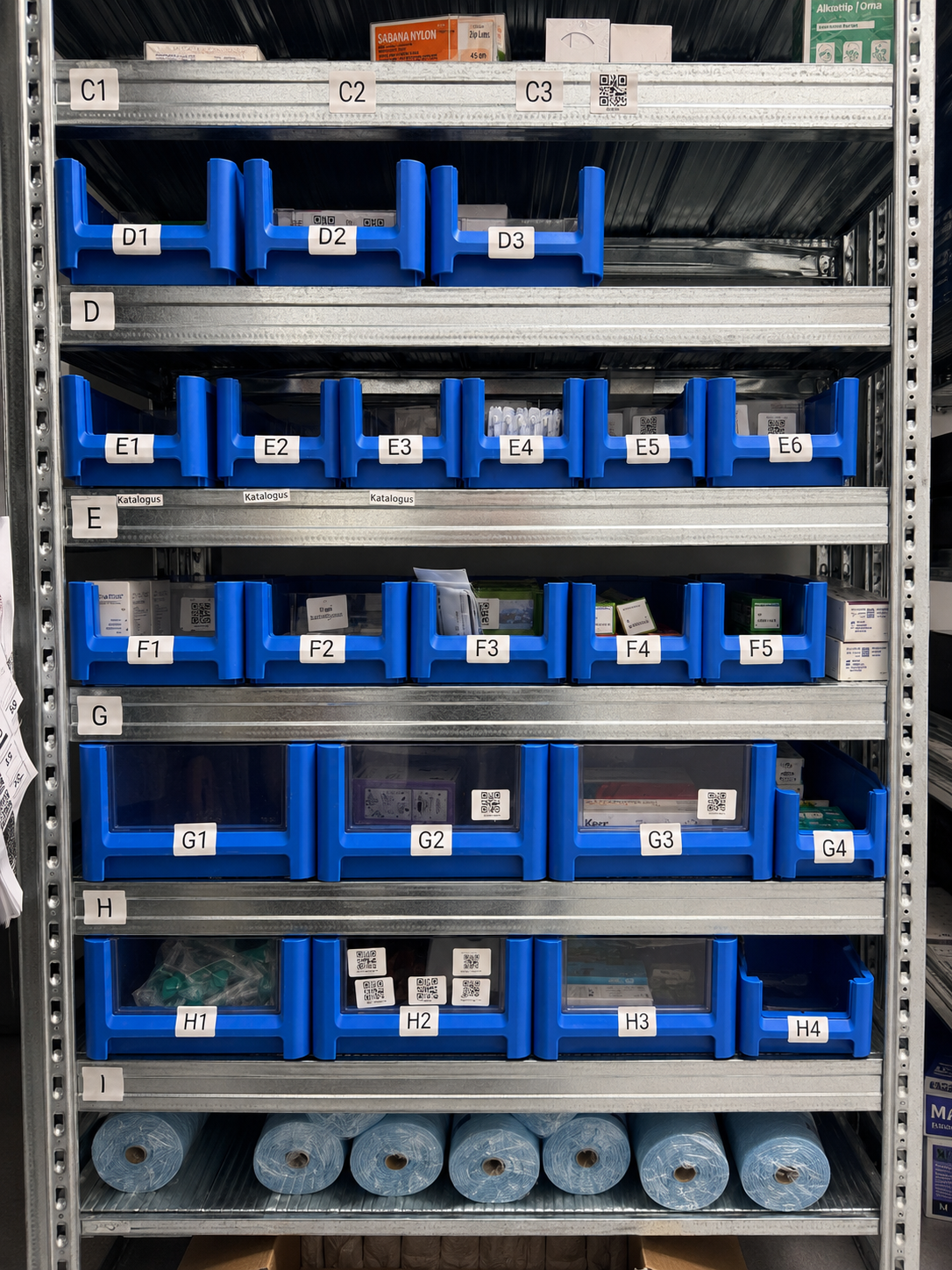 Folyamatos könyveléses raktár – dobozos tárolás, minden mozgás rögzítve